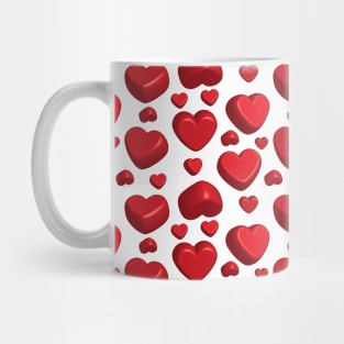 Hearts Pattern Mug